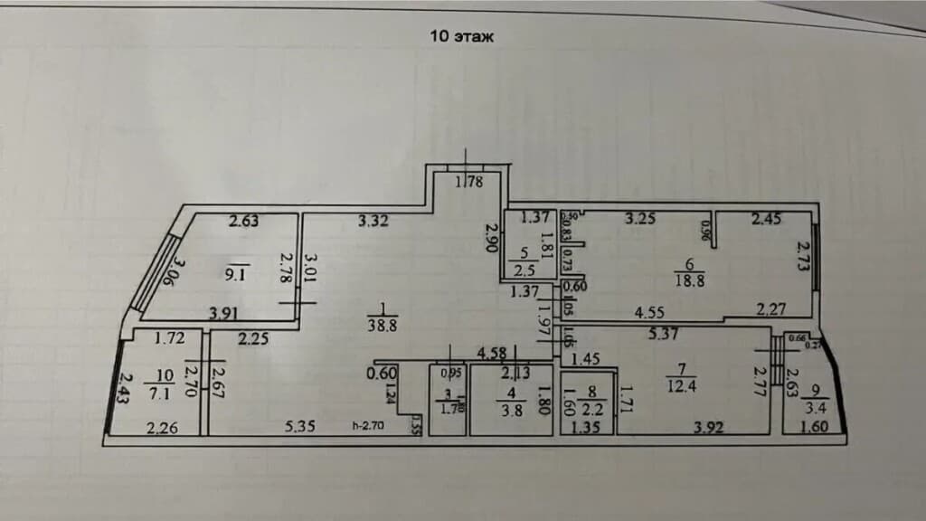 3-комнатная квартира — фото 2