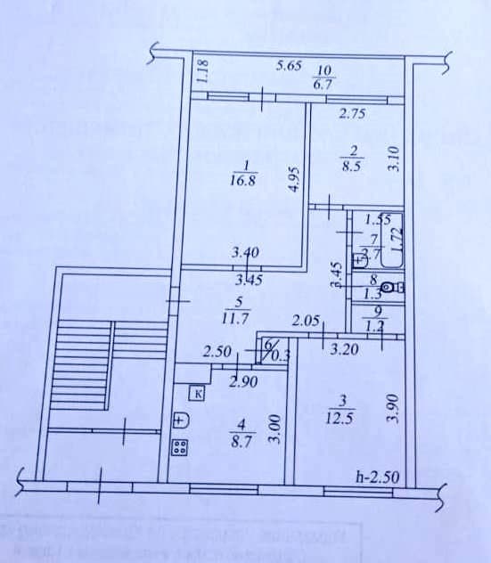 3-комнатная квартира — фото 2